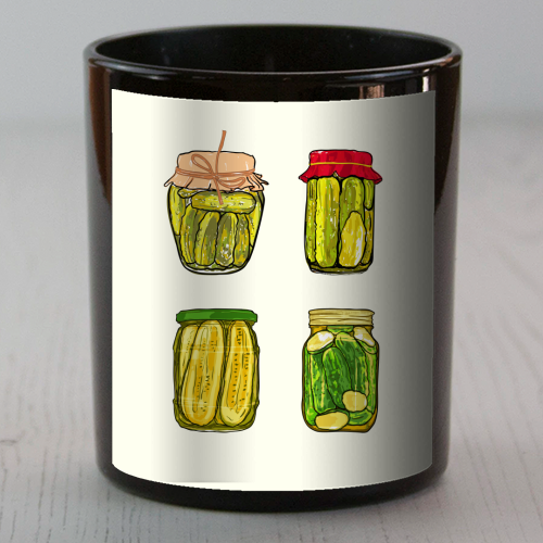 Vintage Pickles Jar Collection - scented candle by EZbie
