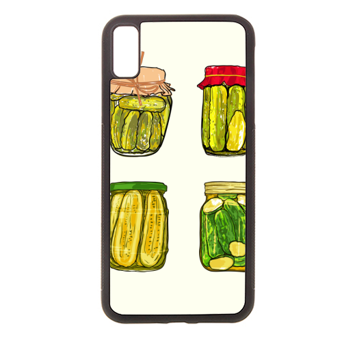 Vintage Pickles Jar Collection - stylish phone case by EZbie