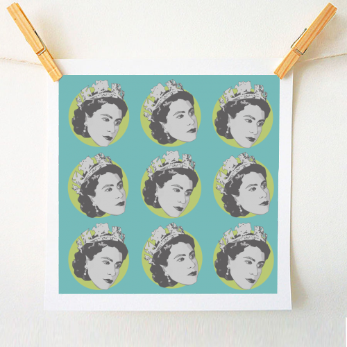 Vintage Queen Jubilee Collection - A1 - A4 art print by Catherine Critchley.