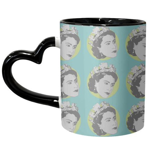 Vintage Queen Jubilee Collection - unique mug by Catherine Critchley.