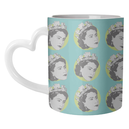 Vintage Queen Jubilee Collection - unique mug by Catherine Critchley.