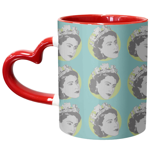 Vintage Queen Jubilee Collection - unique mug by Catherine Critchley.