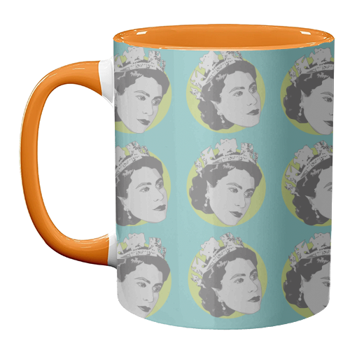 Vintage Queen Jubilee Collection - unique mug by Catherine Critchley.