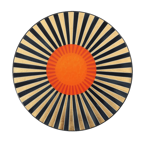 Vintage Sun - Circle Sticker by DejaReve