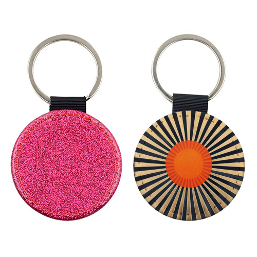 Vintage Sun - keyring by DejaReve