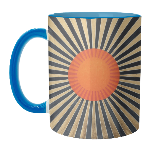 Vintage Sun - unique mug by DejaReve