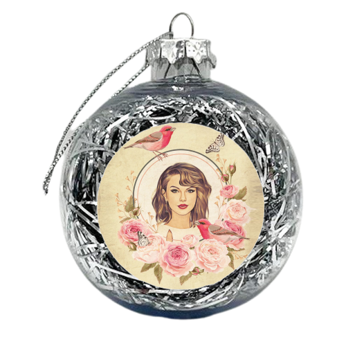 Vintage T - xmas bauble by DOLLY WOLFE