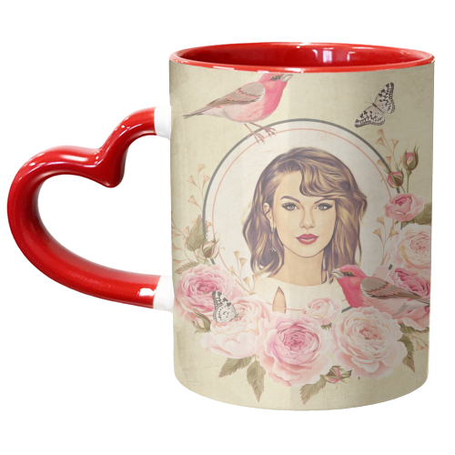 Vintage T - unique mug by DOLLY WOLFE