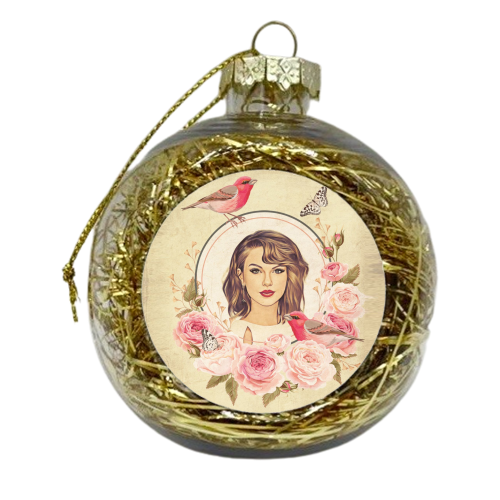Vintage T - xmas bauble by DOLLY WOLFE