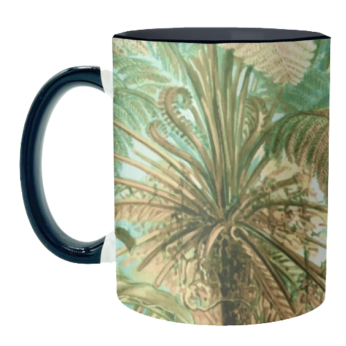 Vintage Tropical | Jungle Botanical Nature Banana Tree | Bohemian Plants Trees Forest - unique mug by Uma Prabhakar Gokhale