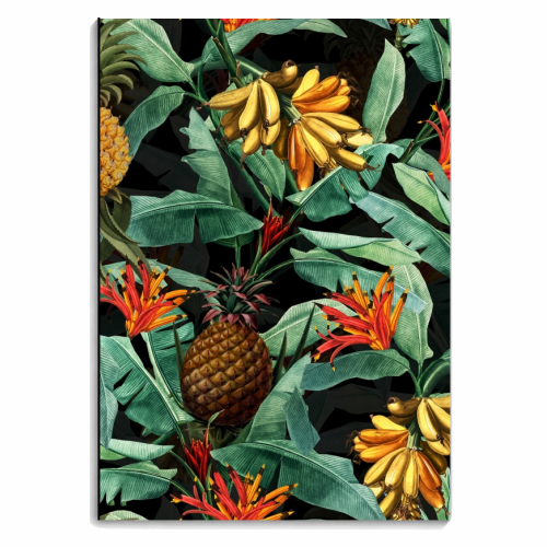 Vintage Tropical Night Jungle - personalised A4, A5, A6 notebook by Uta Naumann