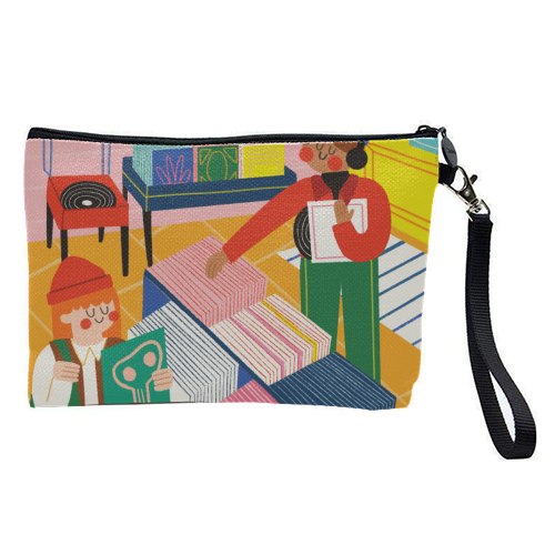 Vinyl Shop - pretty makeup bag by AbiGoLucky