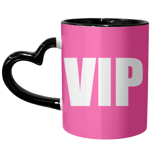VIP ( pink version ) - unique mug by Adam Regester