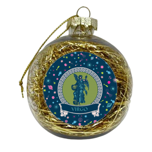 Virgo - xmas bauble by Wallace Elizabeth