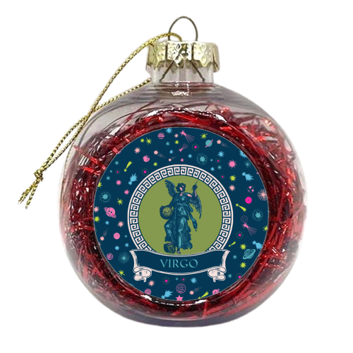 Virgo - xmas bauble by Wallace Elizabeth