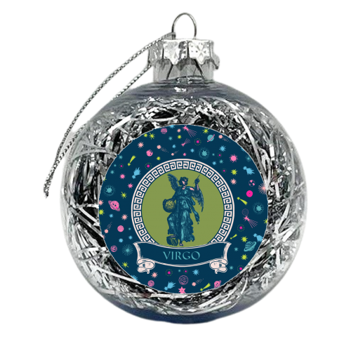 Virgo - xmas bauble by Wallace Elizabeth