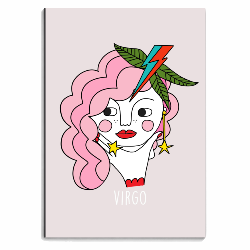 Virgo Girl - personalised A4, A5, A6 notebook by Nichola Cowdery