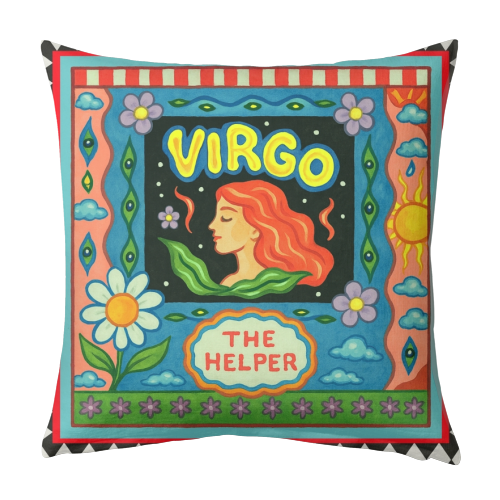 Virgo star sign - designed cushion by Wallace Elizabeth