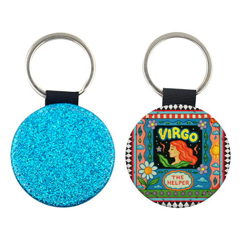 Virgo star sign - keyring by Wallace Elizabeth