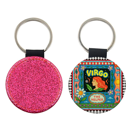 Virgo star sign - keyring by Wallace Elizabeth