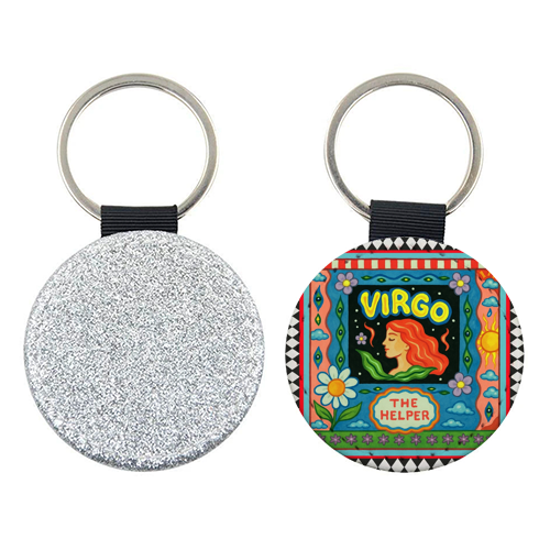 Virgo star sign - keyring by Wallace Elizabeth