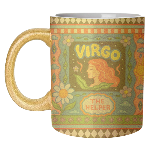 Virgo star sign - unique mug by Wallace Elizabeth