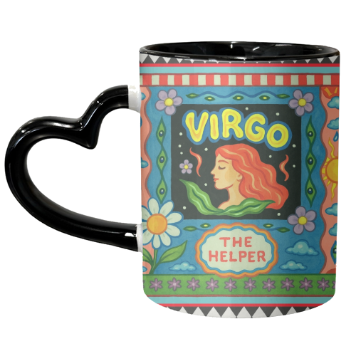 Virgo star sign - unique mug by Wallace Elizabeth