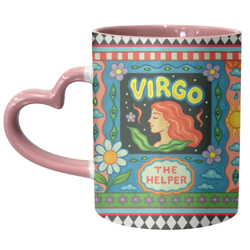 Virgo star sign - unique mug by Wallace Elizabeth
