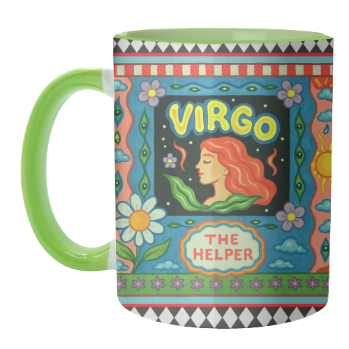 Virgo star sign - unique mug by Wallace Elizabeth