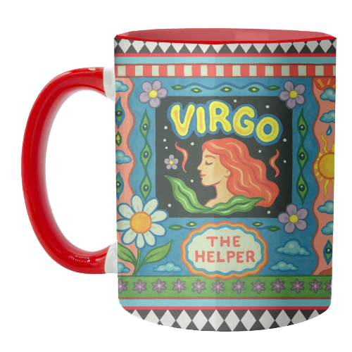 Virgo star sign - unique mug by Wallace Elizabeth