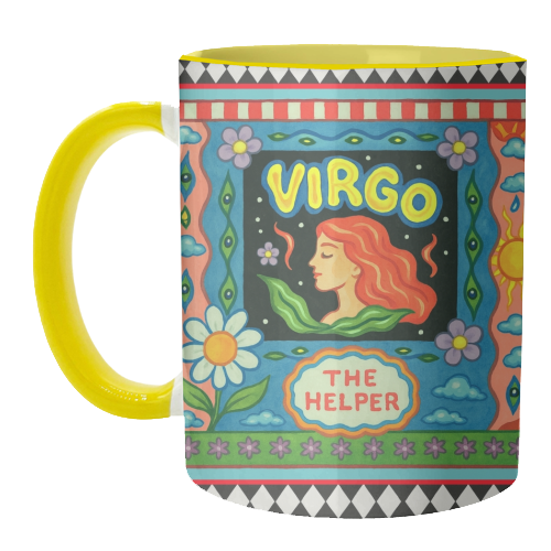 Virgo star sign - unique mug by Wallace Elizabeth