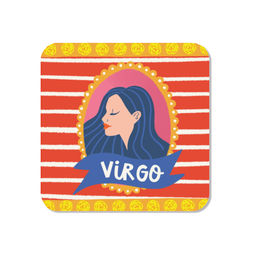 Virgo Star Sign Zodiac Astrology Illustration Design - Magnet by AbiGoLucky