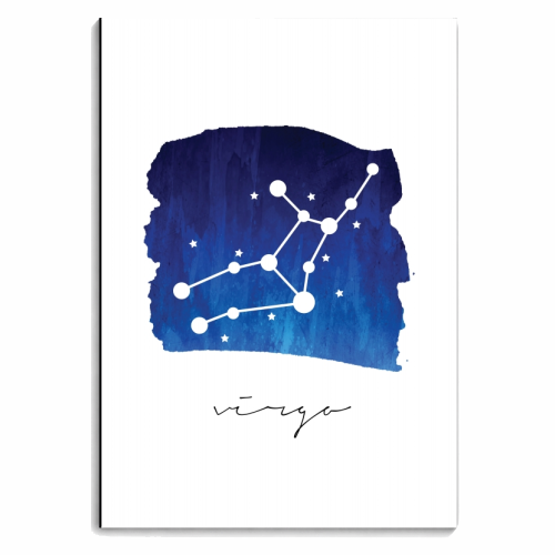 Virgo Zodiac Constellation - personalised A4, A5, A6 notebook by Toni Scott