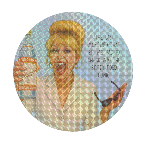 Vodka Patsy - Circle Sticker by Ms Doodle