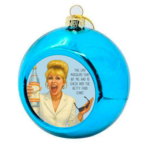 Vodka Patsy - colourful christmas bauble by Ms Doodle