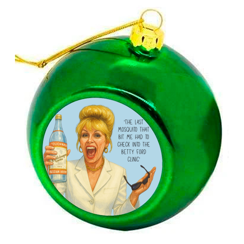 Vodka Patsy - colourful christmas bauble by Ms Doodle