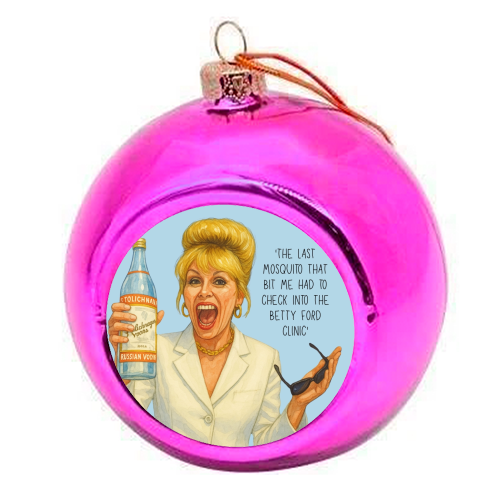 Vodka Patsy - colourful christmas bauble by Ms Doodle
