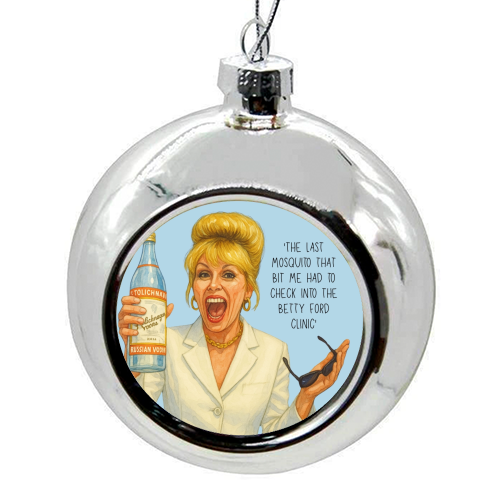 Vodka Patsy - colourful christmas bauble by Ms Doodle