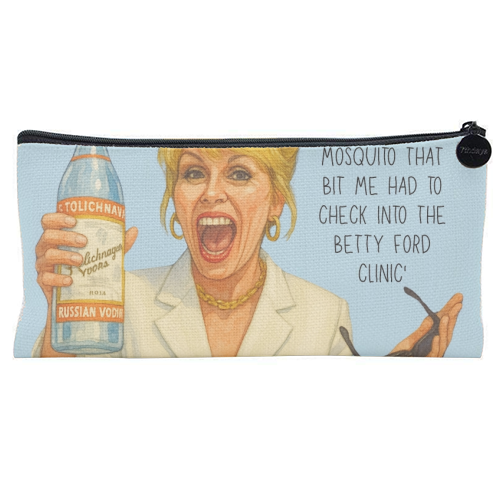 Vodka Patsy - flat pencil case by Ms Doodle