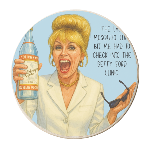 Vodka Patsy - personalised beer coaster by Ms Doodle
