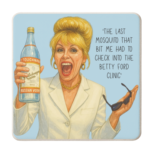 Vodka Patsy - personalised beer coaster by Ms Doodle