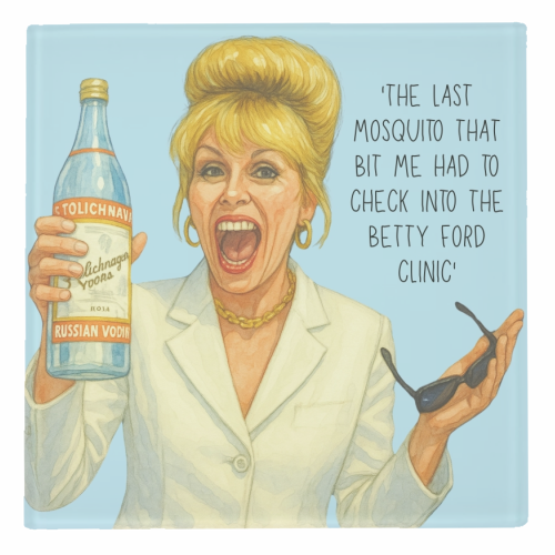 Vodka Patsy - personalised beer coaster by Ms Doodle