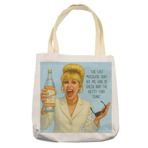 Vodka Patsy - printed canvas tote bag by Ms Doodle