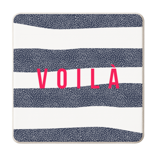 Voila - personalised beer coaster by The 13 Prints