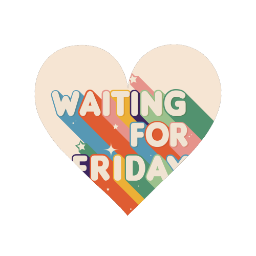 Waiting For Friday Retro Art - Magnet by Ania Wieclaw