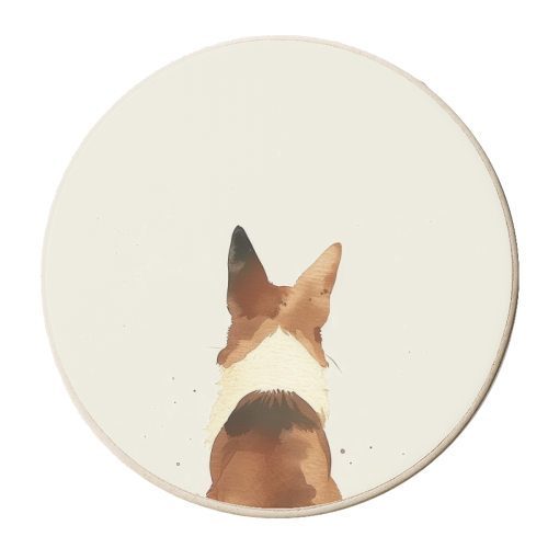 Waiting - personalised beer coaster by DejaReve