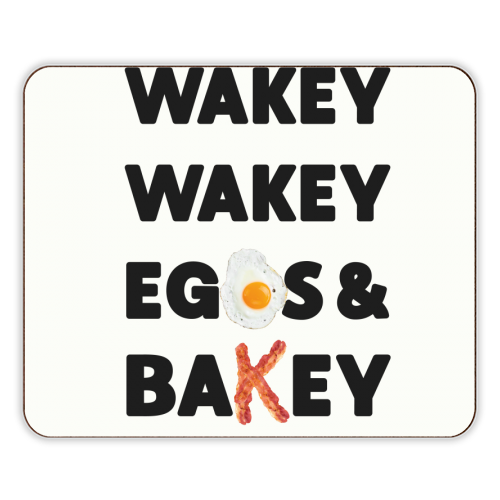 WAKEY WAKEY EGGS AND BAKEY - designer placemat by Stix Studio