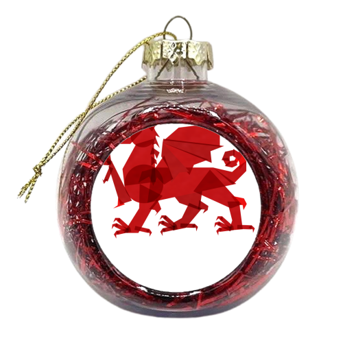 Wales - xmas bauble by Fimbis