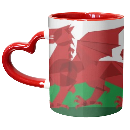 Wales - unique mug by Fimbis