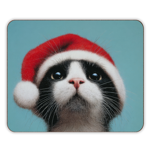 Warm Christmas hat - designer placemat by DejaReve
